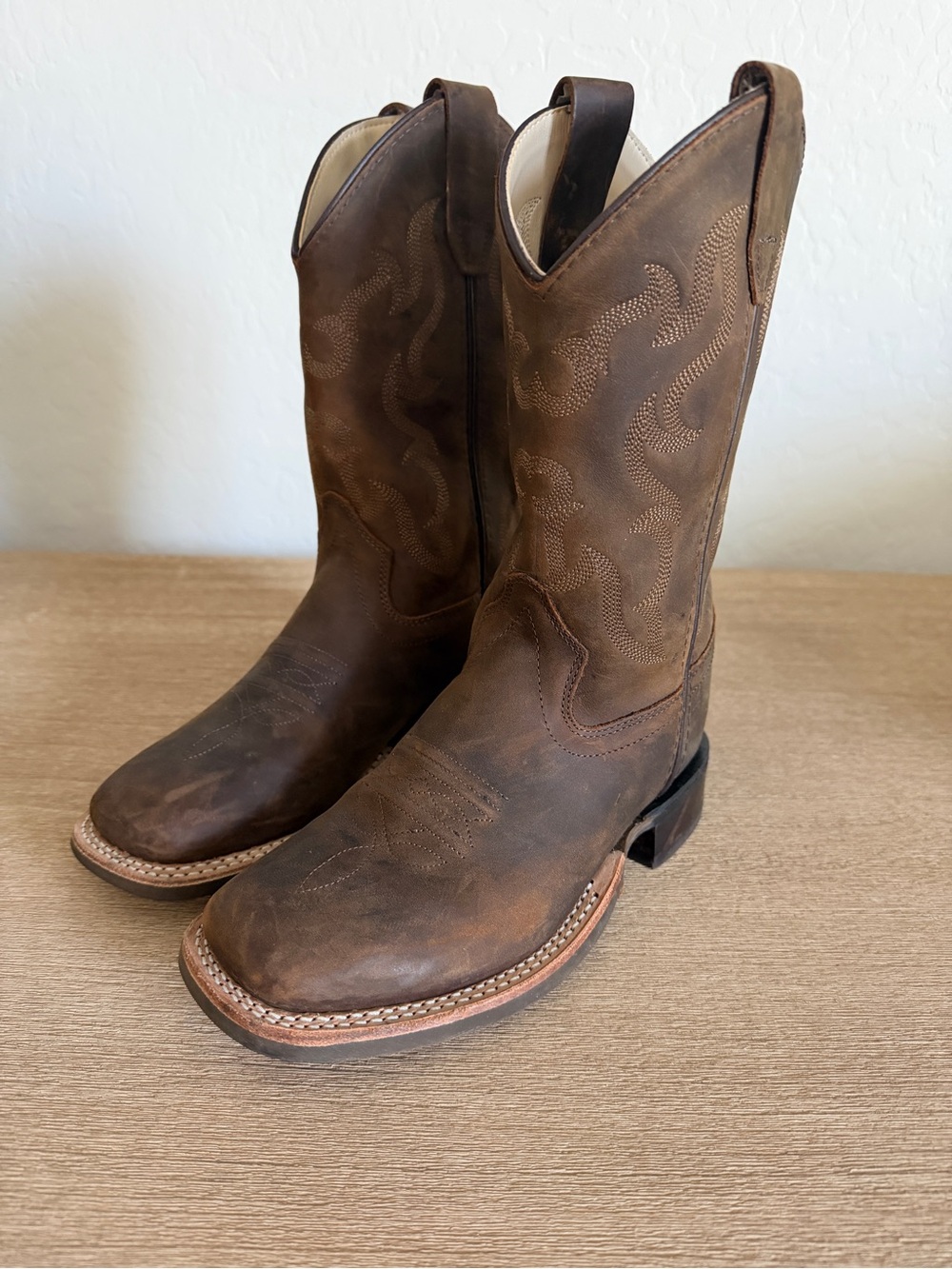 Boot Barn - Child Brown Leather Western Cowboy Boots